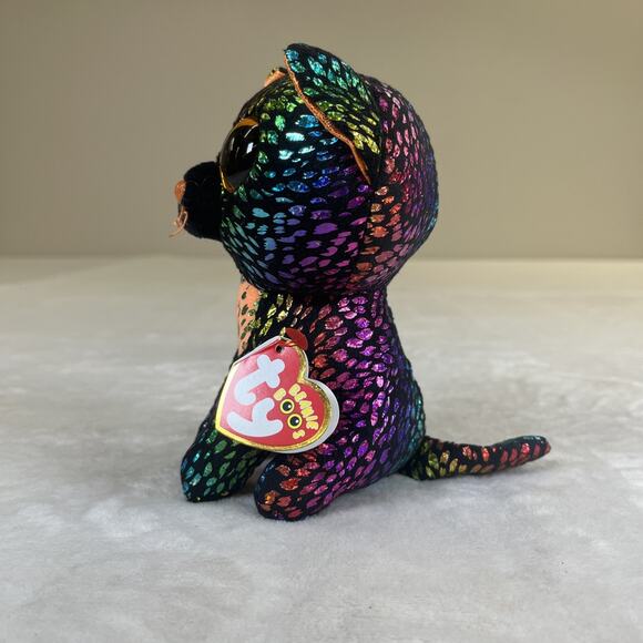 Ty Beanie Boos SPELLBOUND the Halloween Cat 6" Claire's Exclusive NEW MWMT - Picture 3 of 10